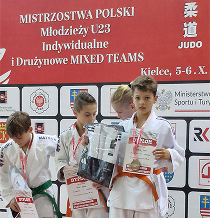 Medale na Pucharze Polski U 13 judoków Millenium AKRO Rzeszów!